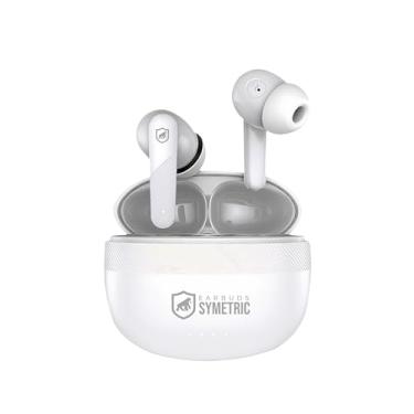 Imagem de Gshield Fone de ouvido sem fio Earbuds Symetric Bluetooth 5.3 com Som Imersivo, Microfone Integrado, Resistente A Água IPX4, Cancelamento De Ruído Ativo (Branco)