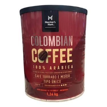 Imagem de Café Colombiano Members Mark Lata Torrado E Moído 1,36kg - Member's Ma