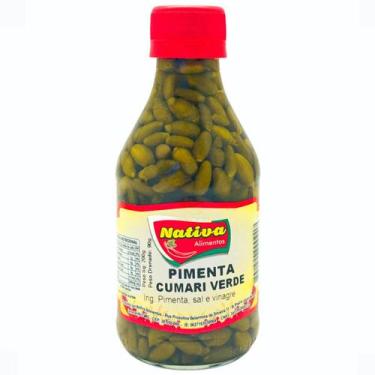 Imagem de Pimenta Cumari Verde Em Conserva 200g Nativa