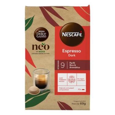 Imagem de Café em Cápsula Espresso Dark Nescafé Dolce Gusto Neo 69g - Dolce Gust