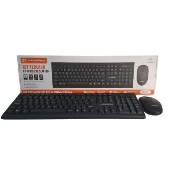 Imagem de Kits Conjunto teclado e Mouse sem fio via Usb