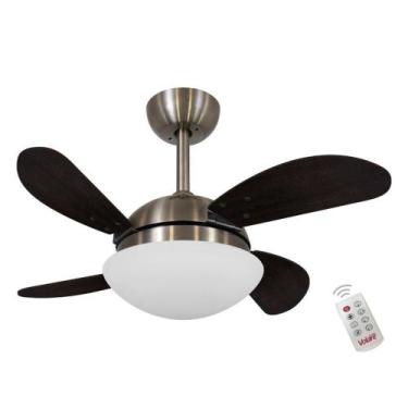 Imagem de Ventilador Volare Fly Mini Tabaco 127V e Controle Remoto - CASA H