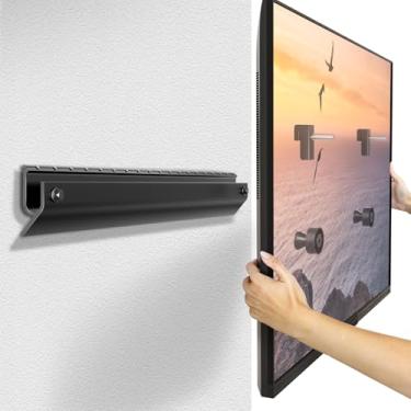 Imagem de Auoace Suporte para TV Drywall sem broca, suporte de parede para TV sem parafusos de 55 a 139 cm, suporte para TVs de perfil baixo de 1,6 cm, comporta 45 kg, fácil instalação, serve na maioria das TVs