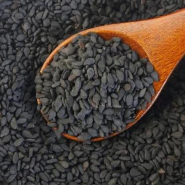 Imagem de Gergelim Preto 1kg - Mania de Castanha