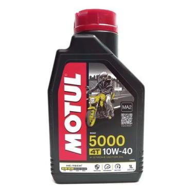Imagem de Motul 5000+ 10W40 4T 1L Óleo Lubrificante para Motor 4 Tempos