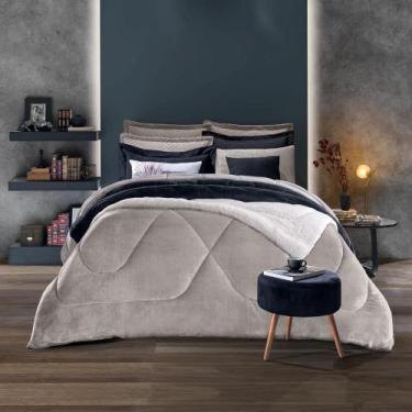 Imagem de Edredom Queen Pele Carneiro Coberdrom Dupla Face Cevada - Hedrons