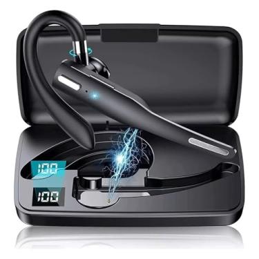 Imagem de Fone de ouvido Bluetooth sem fio, viva-voz com microfone com cancelamento de ruído, até 55 horas de reprodução, adequado para uso no escritório