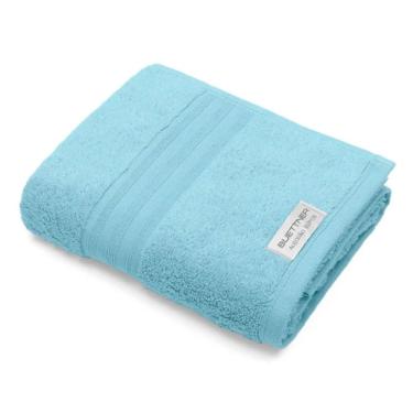 Imagem de Toalha De Rosto Buettner Algodão Egípcio 50cmx80cm Platine Azul Reviera