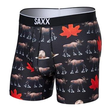 Imagem de SAXX Underwear Co. Pacote completo de meias masculinas Low Show, pacote com 2, Passatempo nacional - preto, GG