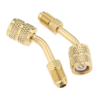 Imagem de Ｂｅｓｇａ 2 peças adaptadores R410 acessórios para carro engate rápido multifuncional peça de reposição para ar condicionado HVAC serviço de refrigeração