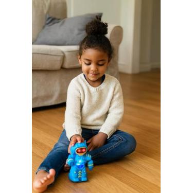 Imagem de Brinquedo Infantil Robô Luz Boneco Transforme Carrinho Dançarino Prese