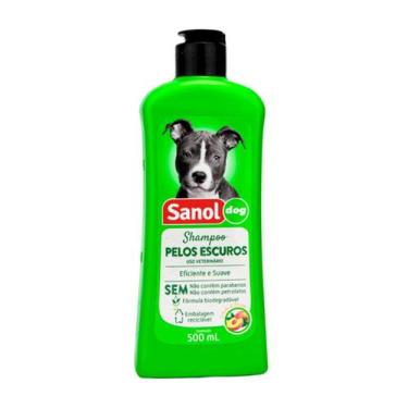 Imagem de Shampoo pelos escuros 500ml sanol dog