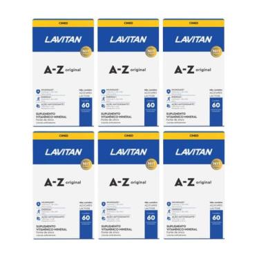 Imagem de Kit 6 Suplemento Lavitan A-Z Original 60 Comprimidos - Cimed