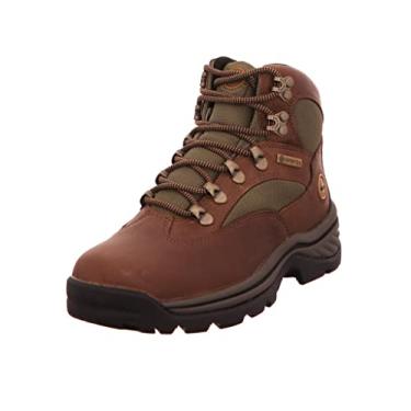 Imagem de Timberland Chocorua Trail feminina com membrana Gore-Tex, Marrom escuro de flor integral, 38