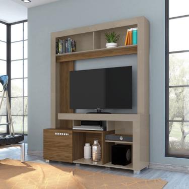 Imagem de Estante Flávia Para TV até 50 Polegas 1 Porta Deslizante - Fe-ndi/Naturale Madetec