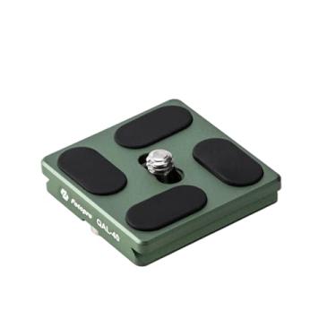 Imagem de Fotopro Placa universal Arca-Swiss de liberação rápida de alumínio de 40 mm, fácil de apertar para tripé de cabeça esférica profissional, placa removível rápida para câmera DSLR e lente pesada, placa