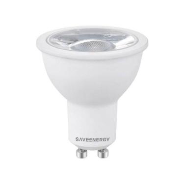 Imagem de Lâmpada Led Mr16 Gu10 4,8W Save Energy 2700K Branco Quente, Bivolt, Le