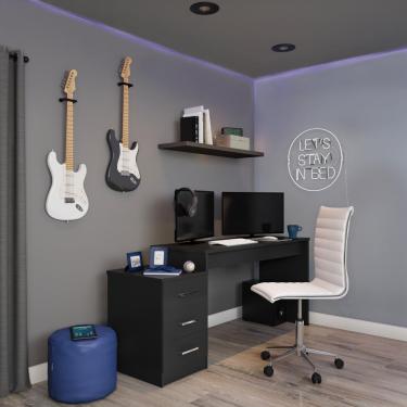 Imagem de Cadeira de Escritório Secretária Giratória Jack Branca