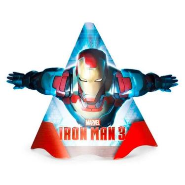 Imagem de Chapeuzinho Para Aniversário Iron Man 3 8Un Regina