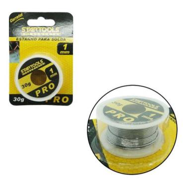 Imagem de Estanho Para Solda Carretel Pro 30g 1mm Na Cartela - Oem