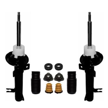 Imagem de Kit Batente + 02 Amortecedor Nakata Dianteiro Ford Fiesta Hatch 2003 A