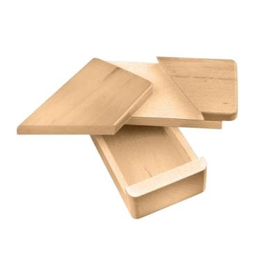 Imagem de YIJU Caixa de madeira para armazenamento de joias, artesanato, jogo educativo, quebra-cabeça impossível, brinquedo para festa, adultos, mesa, 6 anos ou