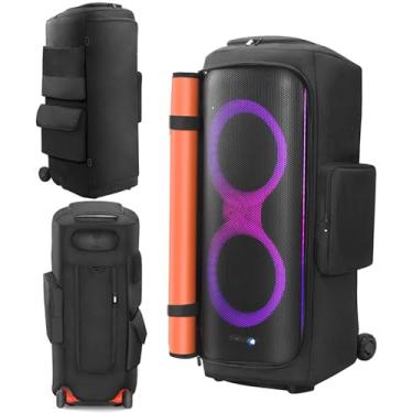 Imagem de HUAYUWA Capa protetora multifuncional, resistente a arranhões, compatível com JBL PartyBox 110/120/310/320/520/710/1000, alto-falante portátil e acessórios (para PartyBox 710)