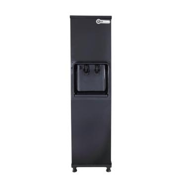 Imagem de Bebedouro Industrial de Coluna Knox 25 Litros 2 Torneiras Geladas Black - 110V
