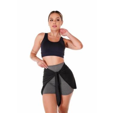 Imagem de Tapa Bumbum Saia Feminino para Academia Treino Fitness - Força do Sol,