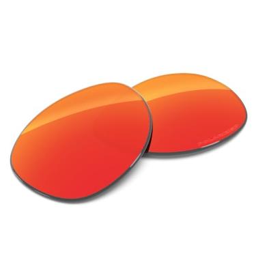 Imagem de Tintart Lentes de substituição de desempenho compatíveis com RayBan RB8313 58 mm polarizadas gravadas em vermelho