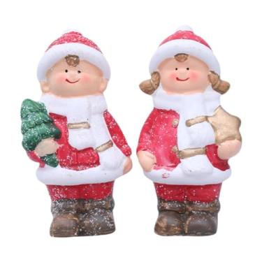 Imagem de BLWOTMOR Bonecos de Cerâmica, Figuras para Prateleira, Centro de Mesa para Festival de Inverno