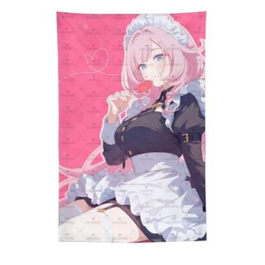 Imagem de LIEGBMEU Sexy Bikini Hot Anime Girl Tapeçaria 152.4 cm x 228.6 cm Interior Exterior Wall Quilt Art Decoração de Tapeçaria Caprichosa, Aa028