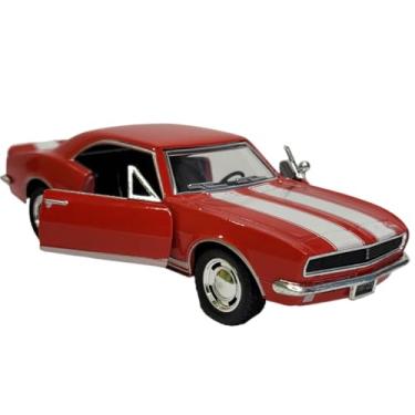 Imagem de Miniatura Carrinho De Ferro Camaro Z Antigo 1967 Coleção (Vermelho)