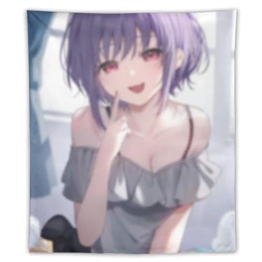 Imagem de LIEGBMEU Sexy Bikini Hot Anime Girl Tapeçaria 127.0 cmx152.4 cm Interior Exterior Wall Quilt Art Decoração de Tapeçaria Caprichosa, AF158