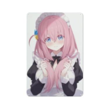 Imagem de Hot Sexy Anime Girl Poster Art Poster Tin Sign Vintage Wall Art Decoration Poster 20.3x30.5 cm, AF315