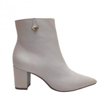 Imagem de Bota Cano Curto Em Couro Via Marte Feminino 236003-01-Feminino