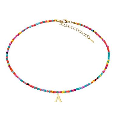 Imagem de JIURUN Colar feminino, presente de aniversário para mulheres, esposa e irmã adolescente, Aço inoxidável/ouro 18k, Sem Pedra Preciosa