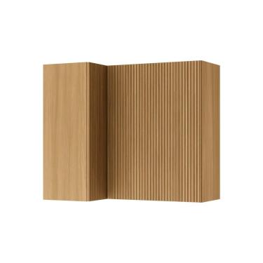 Imagem de Módulo Cozinha Nesher Rainha Armário Canto c/ 2Portas 92 cm Nature - Nesher