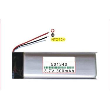 Imagem de Bateria Com 3 Fios 501340 Com 300mah 5mmx13mmx40mm - bgb
