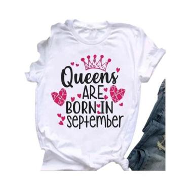 Imagem de Camiseta Feminina Golden Crown Queen - Estampa Gráfica - Presente de A