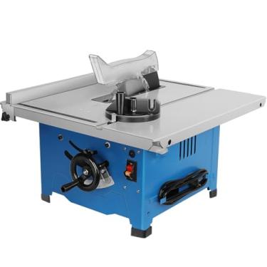 Imagem de Serra de mesa multifuncional, mini serra elétrica de mesa, máquina de corte de serra de mesa pequena de 8 polegadas, corte chanfrado de 45 graus, para madeira, acrílico e plástico