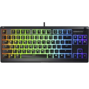 Imagem de Teclado Gamer SteelSeries Apex 3 TKL RGB - Preto (Inglês)