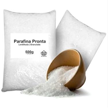 Imagem de Parafina Granulada Lentilhada Pronta Fabricação Velas 500g