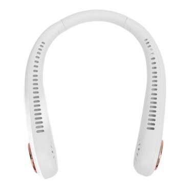 Imagem de RiToEasysports Ventilador de Pescoço Sem Lâmina de Mãos-livres, Ventilador Duplo Portátil Dobrável Recarregável Com Fluxo de Ar de 360 ​​°, Ideal para Viagens, Esportes, Ao Ar Livre