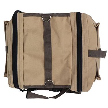 Imagem de GLOGLOW Arnês de Mochila de Cachorro, Pacote de Cachorro de Lona Leve Com Bolsos, Bolsa de Sela de Viagem Ajustável para Caminhadas e Camping