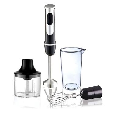 Imagem de Mixer 4 Em 1 Batedor Fue Miniprocessador Triturador Inox 600w Voltagem 110V