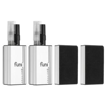 Imagem de PATIKIL 4 Pack Magnetic Dry Erase Eraser, 1.9x3.5in Aluminum Magnetic Whiteboard Eraser Metal for White Board Glass Calendar Board Fridge Refrigerator Office Supplies, Small, 48x88mm