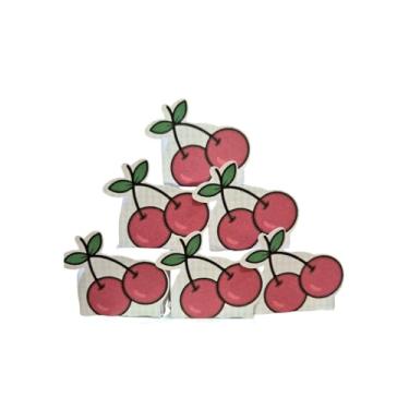 Imagem de Forminhas para Doces Tema Cerejinha — Decoração de Festa Infantil, Lembrancinha, Mesa de Doces Personalizada — Kit com 50 unidades