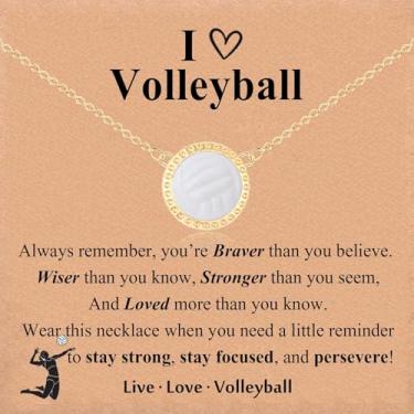 Imagem de Colar de futebol softball, vôlei, basquete, beisebol, presentes para meninas, jogadoras, amantes de equipe, filha, neta, sobrinha, aniversário, Natal, formatura, dia dos namorados, acessórios