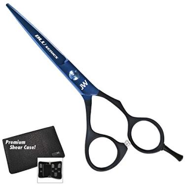 Imagem de Tesoura de corte de cabelo profissional JW Titanium Blu, 6.25 Inch